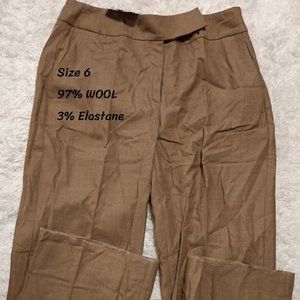 Faconnable Wool Khaki Pants